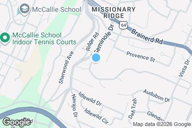 Map image of the property - 3203 Alta Vista Dr