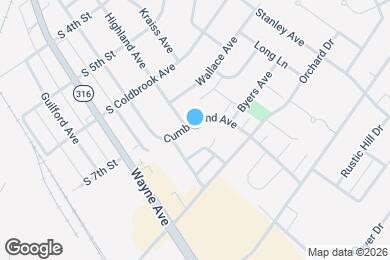 Map image of the property - 708 Cumberland Ave