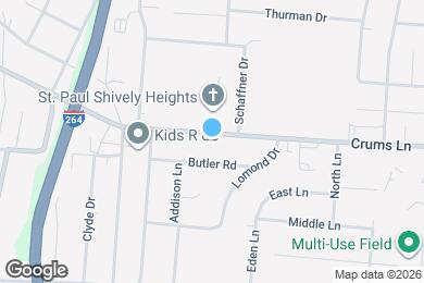 Map image of the property - 2606 Crums Ln