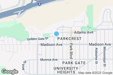 Map image of the property - 4641 Campus Ave