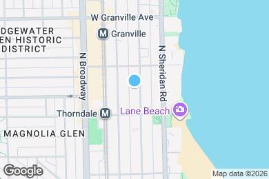 Map image of the property - 6006 N Kenmore Ave