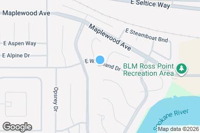 Map image of the property - 5170 E Woodland Dr
