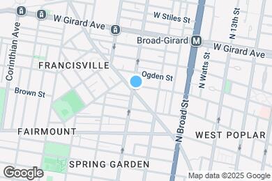 Map image of the property - The Cornerstone (1555 Ridge Ave)