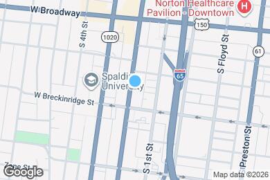 Map image of the property - 823 S 2nd St