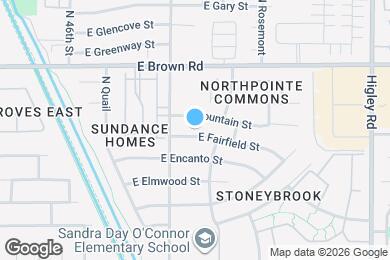 Map image of the property - 4828 E Fairfield St