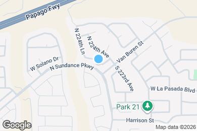 Map image of the property - 22395 W Solano Dr