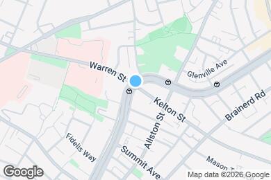 Map image of the property - 1430 Commonwealth Ave
