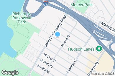 Map image of the property - 133 W 54th St