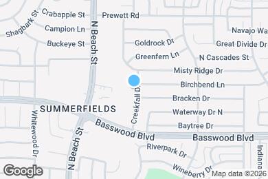 Map image of the property - 7509 Creekfall Dr