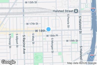 Map image of the property - 1013 W 18th St