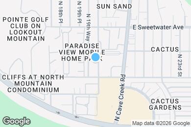 Map image of the property - 12626 N 20th St