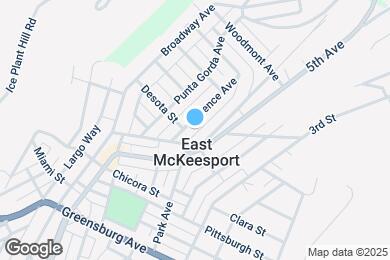 Map image of the property - 851 Florence Ave