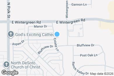 Map image of the property - 1400 Estate Ln