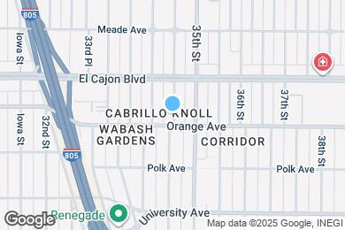 Map image of the property - 4224 1/2 Swift Ave