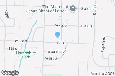 Map image of the property - 459 W 15 S