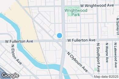 Map image of the property - 1610 W Fullerton Ave
