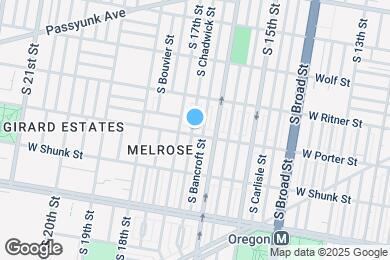 Map image of the property - 1625 W Porter St