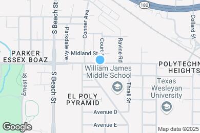 Map image of the property - 2722 E Vickery Blvd