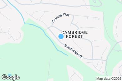 Map image of the property - 1636 Bridgecrest Dr