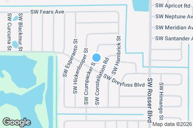 Map image of the property - 3185 SW Crumpacker St