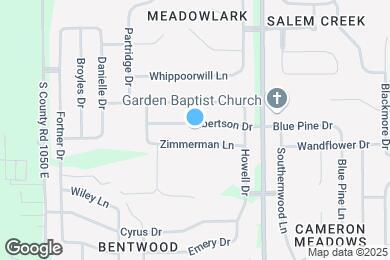 Map image of the property - 10845 Albertson Dr