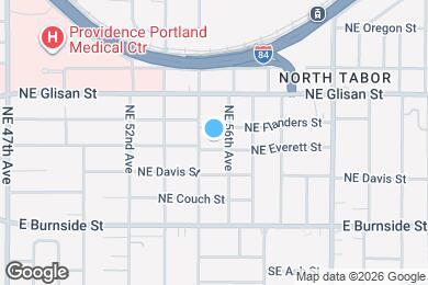 Map image of the property - 5525 NE Everett St
