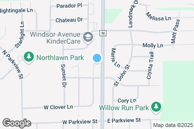 Map image of the property - 910 N Clover Ln