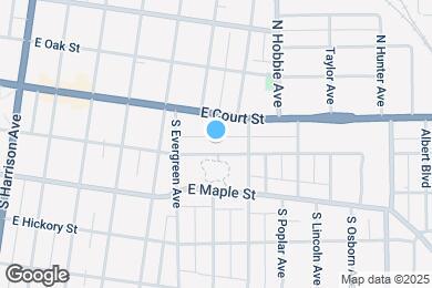 Map image of the property - 1097 E Merchant St