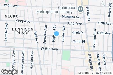 Map image of the property - 1320 Highland St
