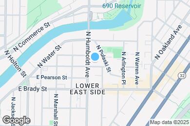 Map image of the property - 1116 E Hamilton St