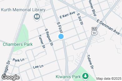 Map image of the property - 1002 S First St
