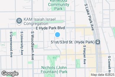 Map image of the property - 5135 S Kenwood Ave
