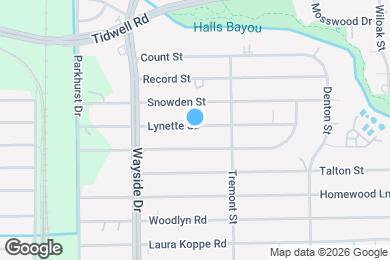 Map image of the property - 8006 Lynette St