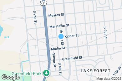 Map image of the property - 1312 Hooper St