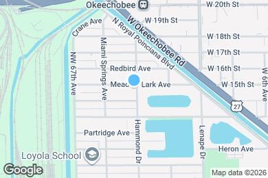 Map image of the property - 1102 Meadowlark Ave