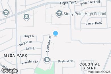 Map image of the property - 1603 Shotwell Ln