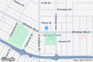 Map image of the property - 3835 Whittier Blvd