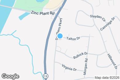 Map image of the property - 100 Talton Dr