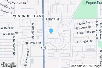 Map image of the property - 1255 N Arizona Ave