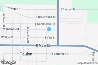 Map image of the property - 212 N Olive St