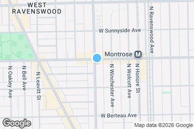 Map image of the property - 4349 N Damen Ave