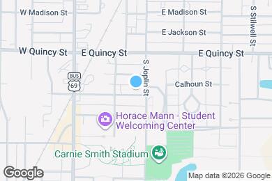 Map image of the property - 213 E Carlton St
