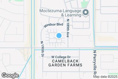 Map image of the property - 5030 N 189th Dr