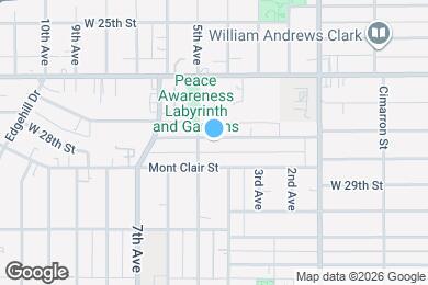 Map image of the property - 3412 W 27th St