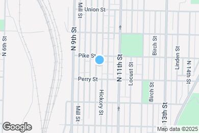 Map image of the property - 1335 N 10th St