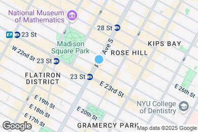 Map image of the property - 105 E 24th St