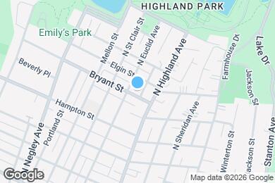 Map image of the property - 5911 Bryant St