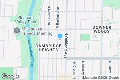 Map image of the property - 3236 N Bartlett Ave