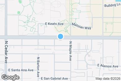 Map image of the property - 2325 E Shaw  Ave