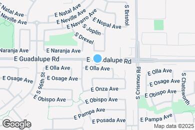 Map image of the property - 9832 E Olla Ave